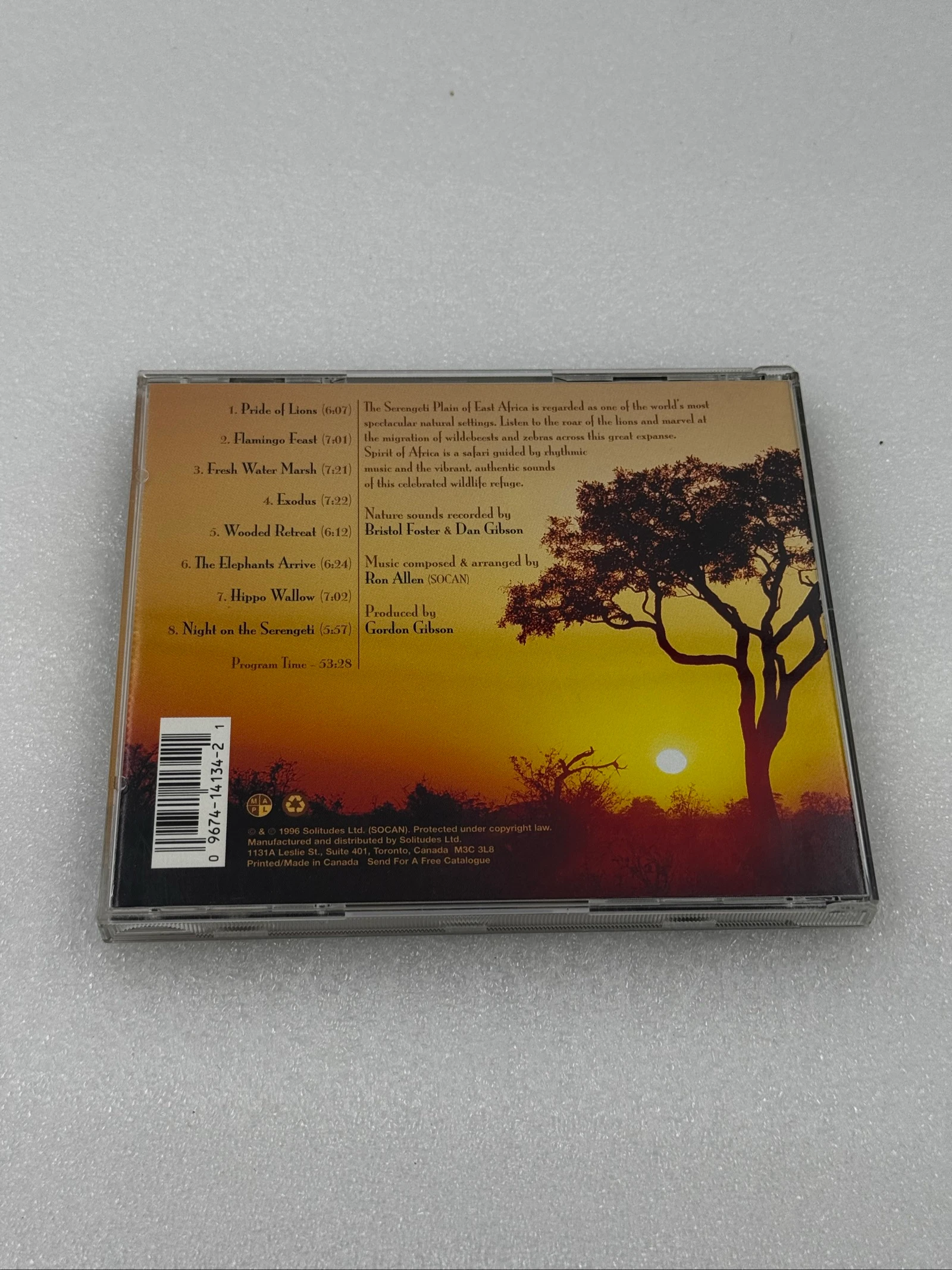 CD: Spirit of Africa - Exploring Nature With Music – photo 2